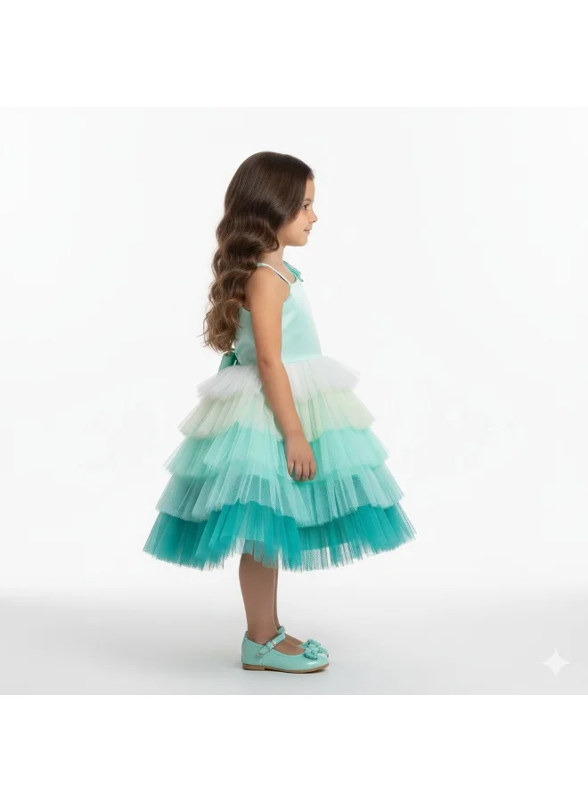 بيداني فستان جنية أخضر